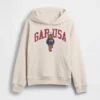 Kinderhoodie met Brannan Bear-logo van Vintagesoft