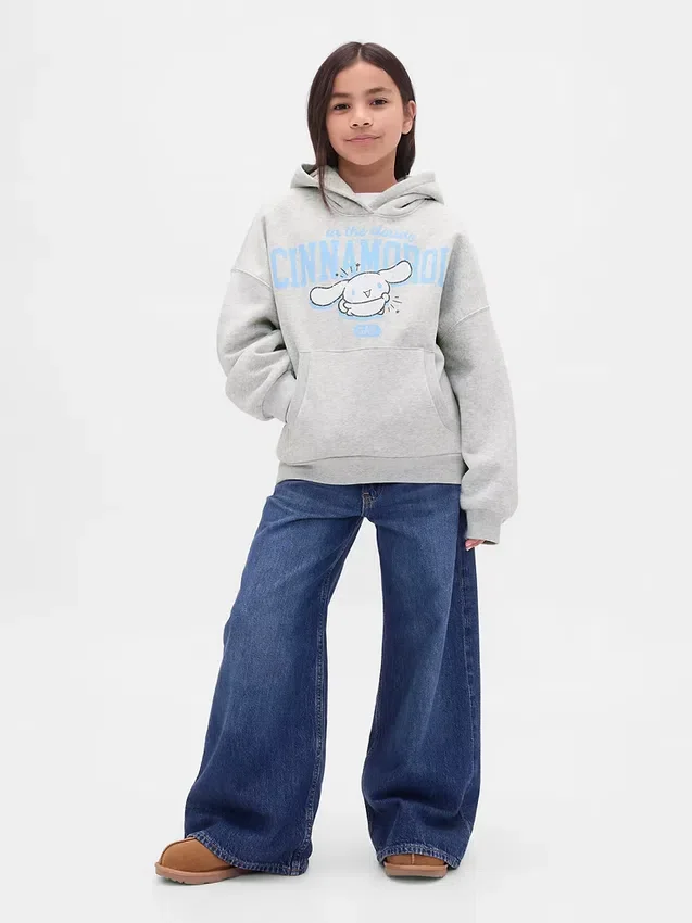 Kinderhoodie met print van Vintagesoft