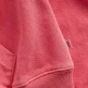 Kinderhoodie met rits, Vintagesoft-badstof en schuine pasvorm