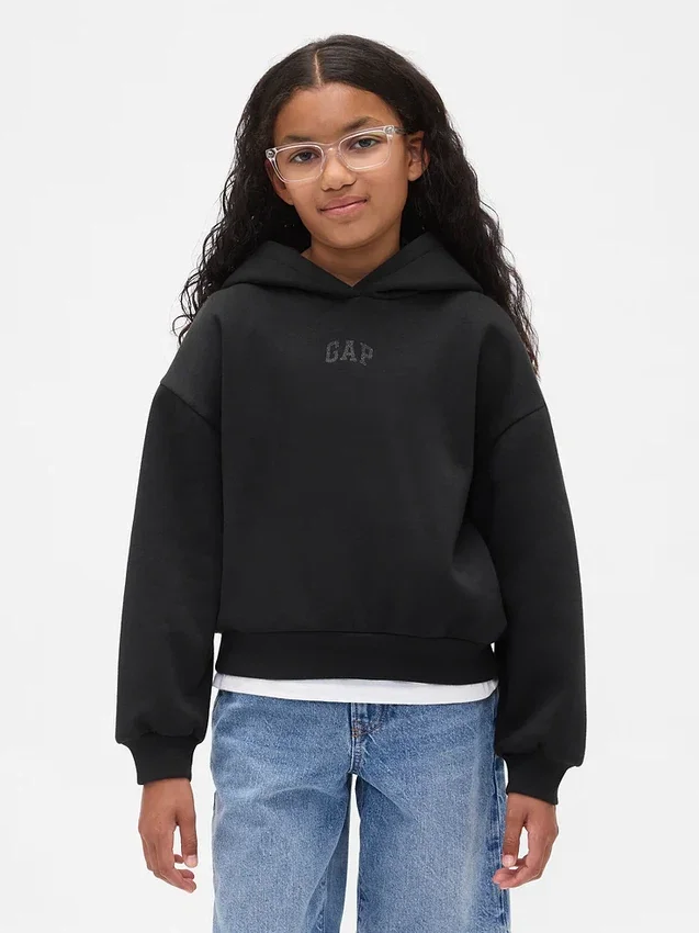 Kinderhoodie met Vintagesoft-logo