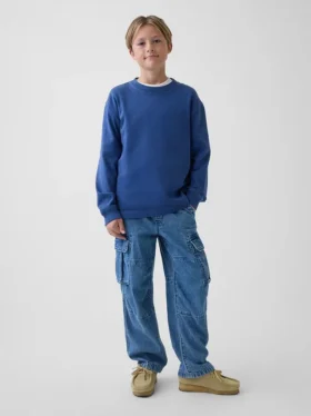 Kinderjeans met cargo-zakken