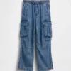 Kinderjeans met cargo-zakken