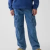 Kinderjeans met cargo-zakken
