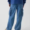 Kinderjeans met cargo-zakken