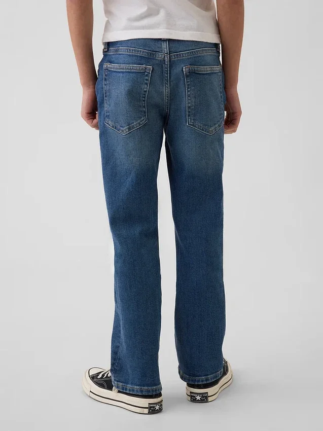 Kinderjeans met hoge taille
