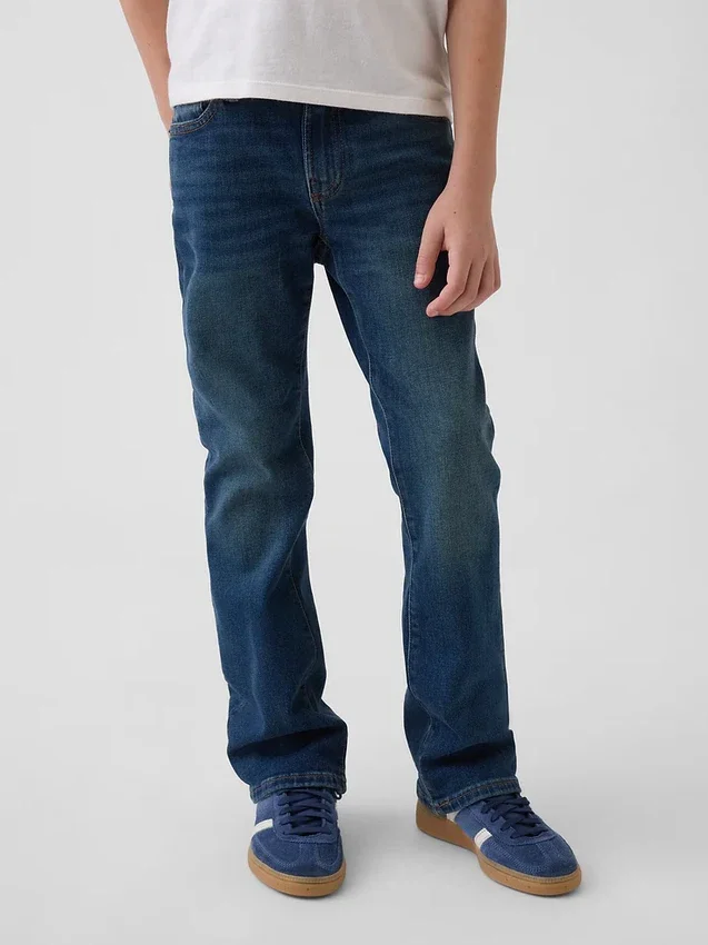 Kinderjeans met hoge taille