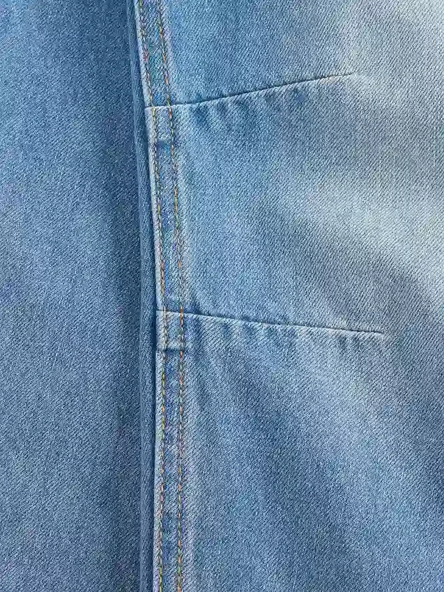 Kinderjeans met hoge taille en wijd been