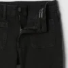 Kinderjeans met hoge taille en wijde pijpen in jaren '70-stijl
