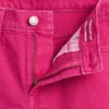 Kinderjeans met hoge taille, wijde pijpen en enkellengte