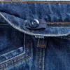 Kinderjeans met hoge taille, wijde pijpen en enkellengte