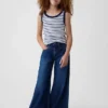 Kinderjeans met lage taille en baggy pasvorm