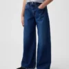 Kinderjeans met lage taille en baggy pasvorm
