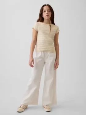 Kinderjeans met lage taille en losse pasvorm