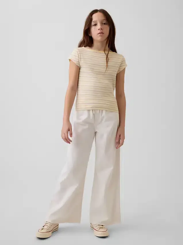 Kinderjeans met lage taille en losse pasvorm
