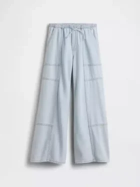 Kinderjeans met lage taille en losse pasvorm
