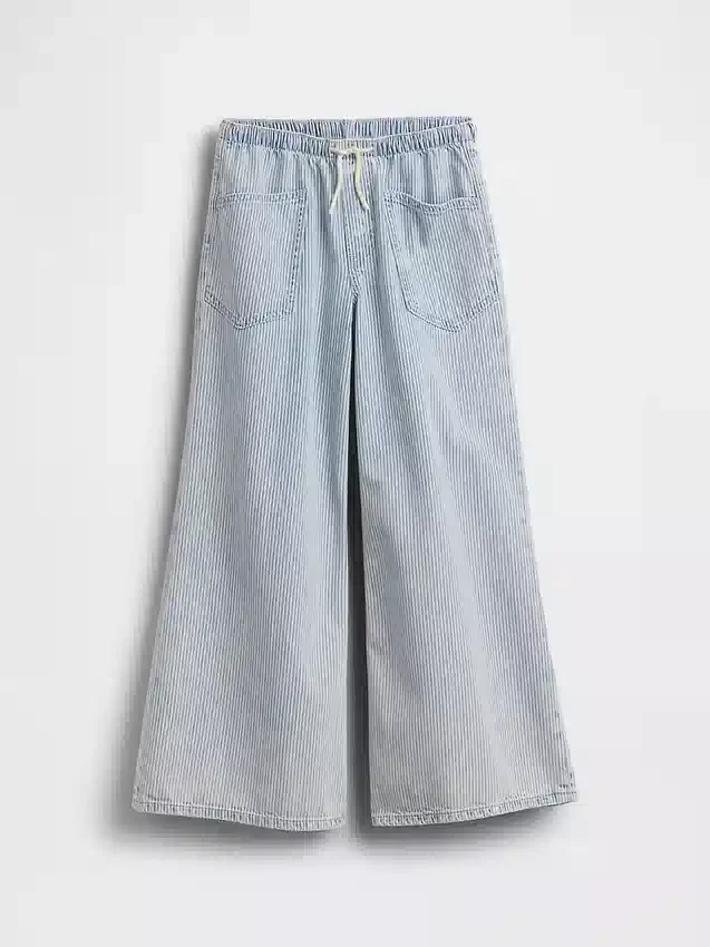 Kinderjeans met lage taille en losse pasvorm