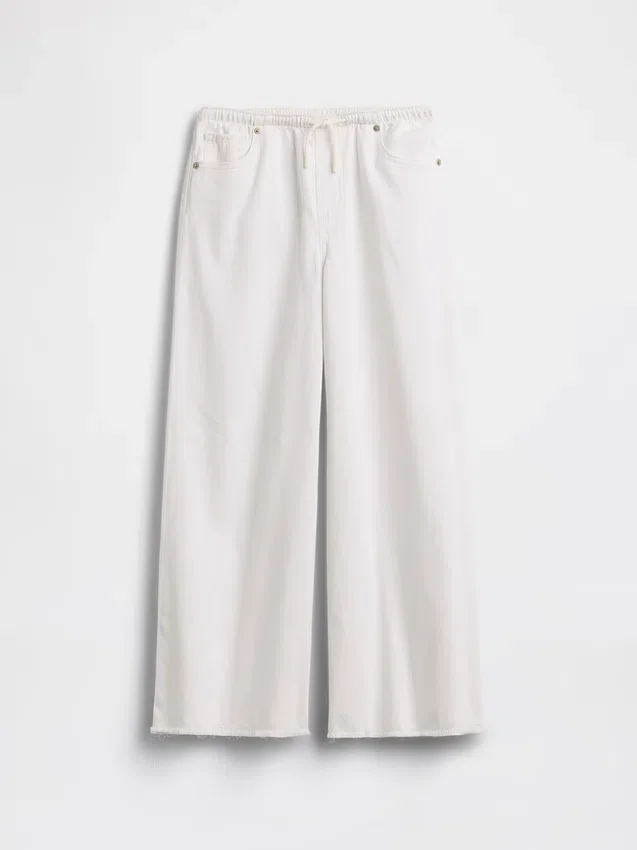 Kinderjeans met lage taille en losse pasvorm