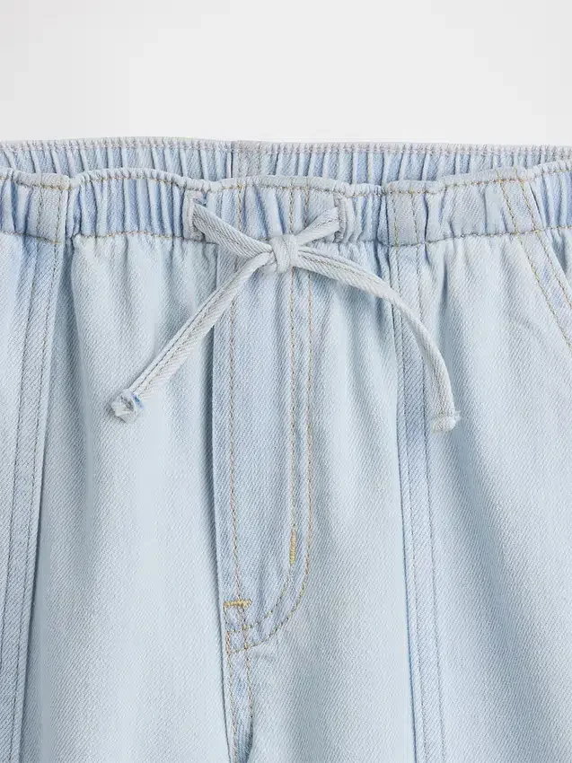 Kinderjeans met lage taille en losse pasvorm