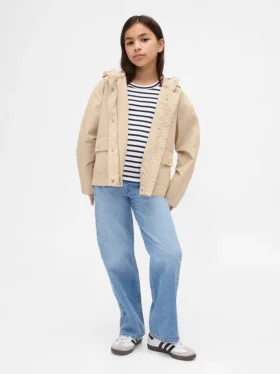 Kinderjeans met lage taille en rechte pasvorm
