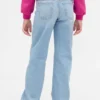 Kinderjeans met lage taille en rechte pasvorm
