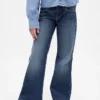 Kinderjeans met lage taille en relaxte flare