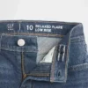 Kinderjeans met lage taille en relaxte flare