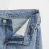Kinderjeans met lage taille en relaxte flare