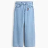 Kinderjeans met lage taille, ‘I Heart NY’-borduursel en baggy pasvorm