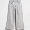 Kinderjeans met lage taille, wijd been