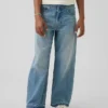 Kinderjeans met lage taille, wijd been