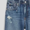 Kinderjeans met lage taille, wijd been
