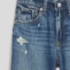 Kinderjeans met lage taille, wijd been