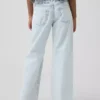 Kinderjeans met lage taille, wijd been