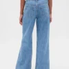 Kinderjeans met lage taille, wijd been