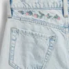 Kinderjeans met lage taille, wijd been