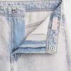 Kinderjeans met lage taille, wijd been