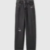 Kinderjeans met lage taille, wijd been
