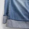 Kinderjeans met lage taille, wijd been en baggy pasvorm