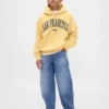 Kinderjeans met losse pasvorm en taps toelopende pijpen