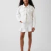 Kinderjeansjasje met oogjes