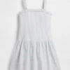 Kinderjurk met lage taille