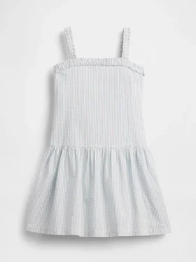Kinderjurk met lage taille