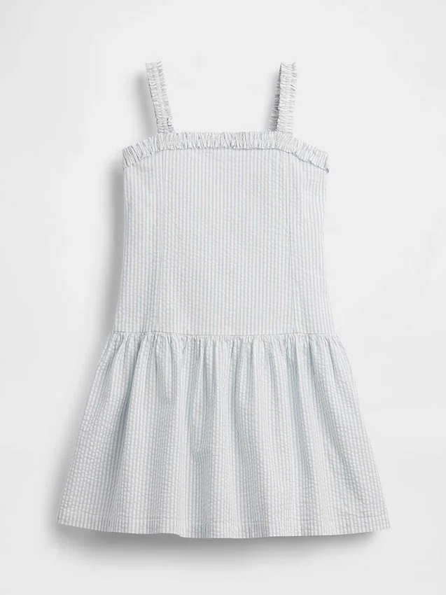 Kinderjurk met lage taille