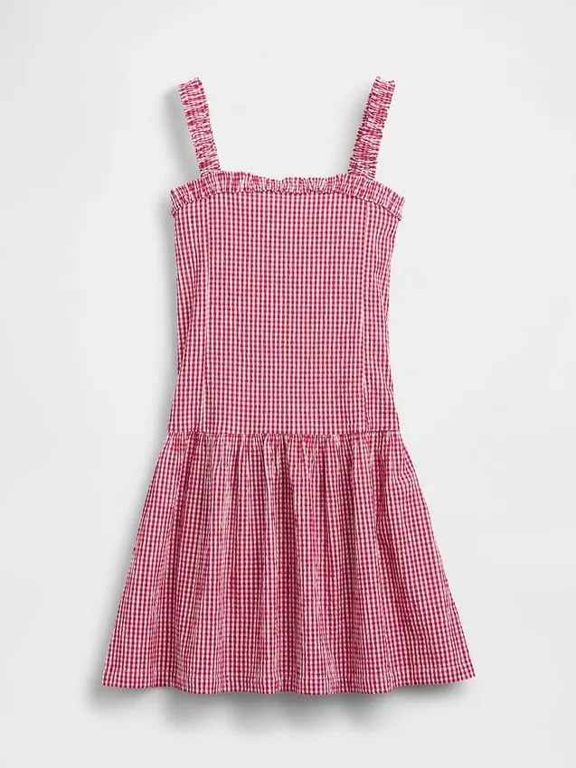 Kinderjurk met lage taille