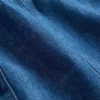 Kinderjurk van denim met lage taille