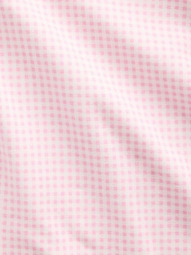 Kinderjurk van jersey met vierkante hals