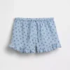 Kinderkatoenen gaaskorte broek met ruches