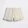 Kinderkatoenen gaaskorte broek met ruches