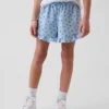 Kinderkatoenen gaaskorte broek met ruches