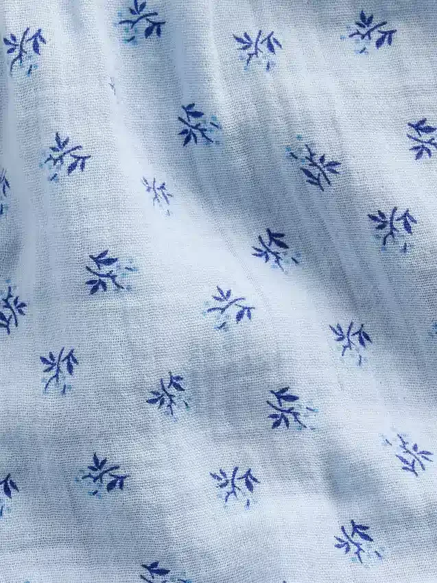 Kinderkatoenen gaaskorte broek met ruches